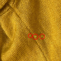 LORO PIANA ロロピアーナ FAC6401 Vネック カシミヤ100% セーター マスタード size52 瑞穂店