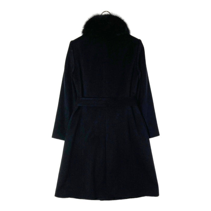 ANAYI 黒のウールコート　ブラック カシミヤドレストレンチコート|ANAYI OFFICIAL ONLINE STORE