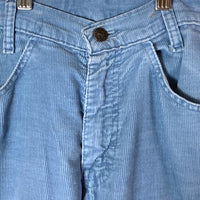 Levi’s リーバイス USA製 ボタン裏83 ホワイトタブ ベルボトム コーデュロイパンツ ライトブルー size- 瑞穂店