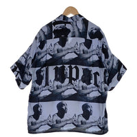 WACKOMARIA ワコマリア TUPAC HAWAIAN SHIRT 2パック ハワイアンシャツ アロハ ブラック ブルー Size XL 福生店