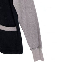 CUSHMAN クッシュマン 2トーン スウェットカーディガン グレー ブラック Size M 福生店
