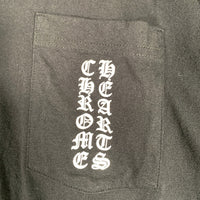 Chrome Hearts クロムハーツ バックスクロールラベルプリント ポケットTシャツ TOKYO限定 ブラック Size L 福生店