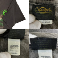 90's Budweiser バドワイザー YOUR PAD OR MINE? スリーフロッグス プリントTシャツ フェードブラック Changes USA製 1995コピーライト Size XL 福生店