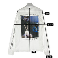 stussy ステューシー × Eric B. & Rakim エリックB. & ラキム プリント ロンT ホワイト sizeM 瑞穂店