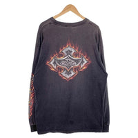 00's ORANGE COUNTY CHOPPERS オレンジカウンティチョッパーズ プリント ロングスリーブTシャツ ブラック メキシコ製 Size XXL 福生店