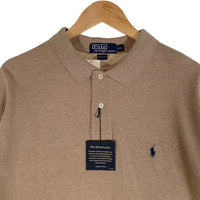 Polo by Ralph Lauren ポロラルフローレン ワンポイント刺繡 ポロシャツ ブラウン Size XXL 福生店