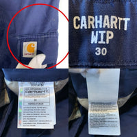 Carhartt WIP カーハートワークインプログレス REGULAR CARGO SHORT レギュラーカーゴショーツ ショートパンツ ネイビー I026503.01 Size 30 福生店
