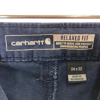 Carhartt カーハート 102291 RELAXED FIT リラックスフィット ペインターパンツ ネイビー size34 瑞穂店