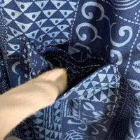 SOPHNET. ソフネット 15SS GEOMETRIC PATTERN INDIGO OXFORD B.D SHIRT ジオメタリックパターン ボタンダウンシャツ インディゴ Size L 福生店