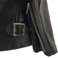 Schott ショット レザーシングルライダースジャケット 641 ボアライナー付 ブラック Size 34 福生店