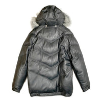 SUPREME シュプリーム 05AW Leather Down Jacket レザーダウンジャケット ブラック ファー Size L 福生店