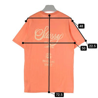 STUSSY ステューシー SANTA ANA ワールドツアー Tシャツ オレンジ sizeL 瑞穂店
