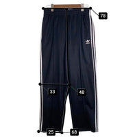 adidas アディダス BAGGY FIT TRACK PANTS バギーフィットトラックパンツ ブラック IZ4801 09/24 Size L 福生店