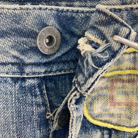 DIESEL ディーゼル ワッペン パッチワーク ダメージ加工 デニムパンツ ライトインディゴ size29 瑞穂店