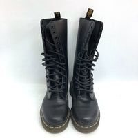 Dr.Martens ドクターマーチン 10103 14ホール レザー ブーツ ブラック sizeUK4 瑞穂店