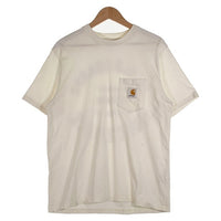 Carhartt W.I.P カーハート AWAKE NY アウェイク POKET T-SHIRT ポケットTシャツ バックプリント ホワイト Size L 福生店
