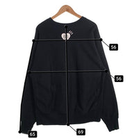 HUMAN MADE ヒューマンメイド 23SS Girls Don’t Cry ガールズドントクライ ロゴプリント クルーネックスウェットトレーナー ブラック Size XL 福生店