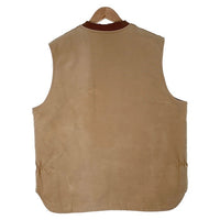80's Carhartt カーハート Duck Vest ダックベスト 中綿 ブラウンダック Size XL 福生店