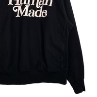 HUMAN MADE ヒューマンメイド 23SS Girls Don’t Cry ガールズドントクライ ロゴプリント クルーネックスウェットトレーナー ブラック Size XL 福生店