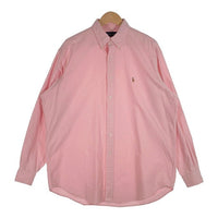 Ralph Lauren ラルフローレン BLAKE ボタンダウンチェックシャツ オックスフォード ピンク Size L 福生店