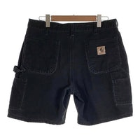 00's Carhartt カーハート ダック ペインターショートパンツ ワーク ブラック B26 BLK メキシコ製 Size 36 福生店