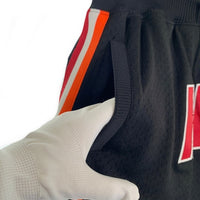 Just Don ジャストドン 20AW mitchell&ness ミッチェルアンドネス Swingman Shorts スウィングマンショーツ マイアミヒート メッシュ ショートパンツ バスパン ブラック Size M 福生店