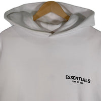 ESSENTIALS エッセンシャルズ バックフォトプリント プルオーバースウェットパーカー ホワイト Size M 福生店