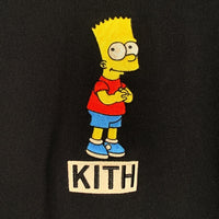 KITH NYC キス 21SS The Simpsons シンプソンズ プルオーバースウェットパーカー ブラック 刺繡 Size M 福生店
