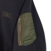 NIKE ナイキ 20AW sacai サカイ NRG HOODY プルオーバーパーカー ブラック オリーブ 切替 CW2419-475 Size S 福生店