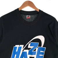 90's HAZE ヘイズ コットン 半袖 Tシャツ ブラック USA製 Size L 福生店