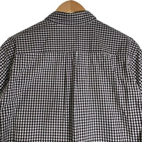 SUPREME シュプリーム 21SS Gingham S/S Shirt ギンガムチェックショートスリーブシャツ 半袖 ブラック ホワイト Size L 福生店