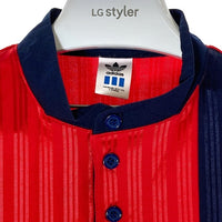 adidas アディダス スペイン代表ユニフォームモチーフ 万国旗タグ ユニフォーム レッドxネイビー sizeM-L 瑞穂店