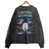 SAINT Mxxxxxx セントマイケル 攻殻機動隊 GHOST IN THE SHELL ヴィンテージ加工 プリント ロングスリーブTシャツ ブラック SM-YS1-0000-C34 Size XL 福生店