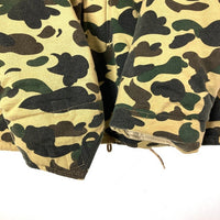 A BATHING APE アベイシングエイプ 初期 M65 BAPE 1st CAMO スウェット素材 フィールドジャケット カモフラ sizeL 瑞穂店