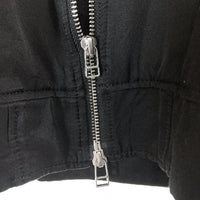 H.A.K ハク 01140104 レーヨンコットン サテンブルゾン ブラック sizeF 瑞穂店