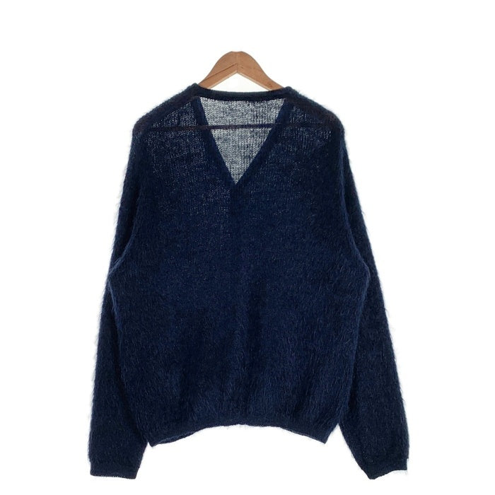 60's ヴィンテージ モヘアカーディガン ネイビー 毛足長め Jantzen