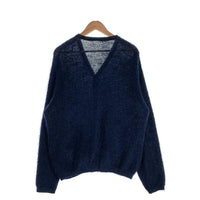 60's ヴィンテージ モヘアカーディガン ネイビー 毛足長め Jantzen ジャンセン リペア補修あり Size XL 相当 福生店