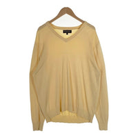 Brooks Brothers ブルックスブラザーズ シルクコットン Vネック ニットセーター イエロー Size L 福生店