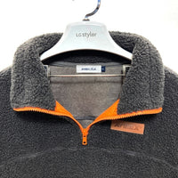 AVIREX アヴィレックス 602919302 STAND HALF ZIP BOA PULLOVER ハーフジップ ボア フリースジャケット グレー sizeF 瑞穂店