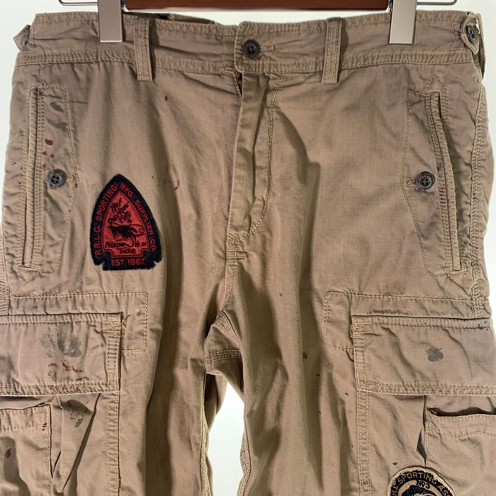RALPH LAUREN RUGBY ラグビー カーゴショーツ ワッペン 90's Ralph Lauren ラルフローレン ワッペン カーゴ ショーツ ハーフ