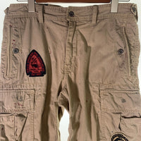 90's Ralph Lauren ラルフローレン ワッペン カーゴ ショーツ ハーフパンツ ベージュ Size 32 福生店