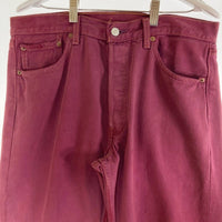 Levi's リーバイス 90s USA製 501 後染め カラー デニムパンツ パープル sizeW34 瑞穂店