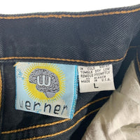 Werner ボタンフライ バギーパンツ ブラック USA製 Size L 福生店
