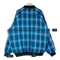 X-LARGE エクストララージ 101214021009 21AW REVERSIBLE QUILTED BOMBER JACKET リバーシブル キルティング ボンバージャケット ブルー sizeXL 瑞穂店