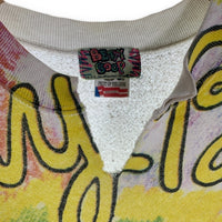 80's 90's BETTY BOOP ベティープープ 半袖 クルーネックスウェット ホワイト マルチカラー USA製 Size M 福生店