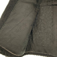 CHANEL シャネル ジップアップ ウールジャケット ブラック P46659V28631 Size 36 福生店