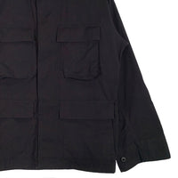 90's U.S.ARMY 米陸軍 BDU ミリタリー ファティーグジャケット ナイロン コットン リップストップ ブラック 8415-01-422-1991 97年会計 Size S-S 福生店