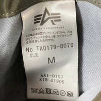 ALPHA INDUSTRIES アルファインダストリーズ TA0179-8076 MA-1 リバーシブルカモ オリーブ×カモフラ sizeM 瑞穂店