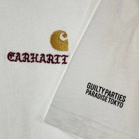 Carhartt カーハート × GUILTY PARTIES ギルティパーティーズ ワコマリア American Script Tシャツ ホワイト sizeM 瑞穂店