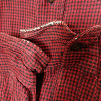 L.L.Bean エルエルビーン ボタンダウン ネルシャツ レッドxブラック sizeL 瑞穂店